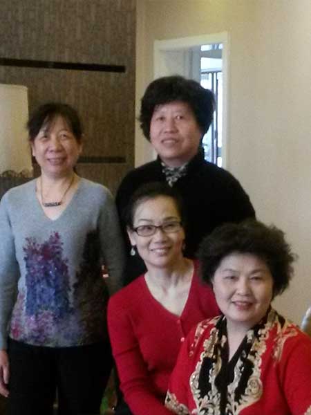 2016年春节聚会华英家（四人照）